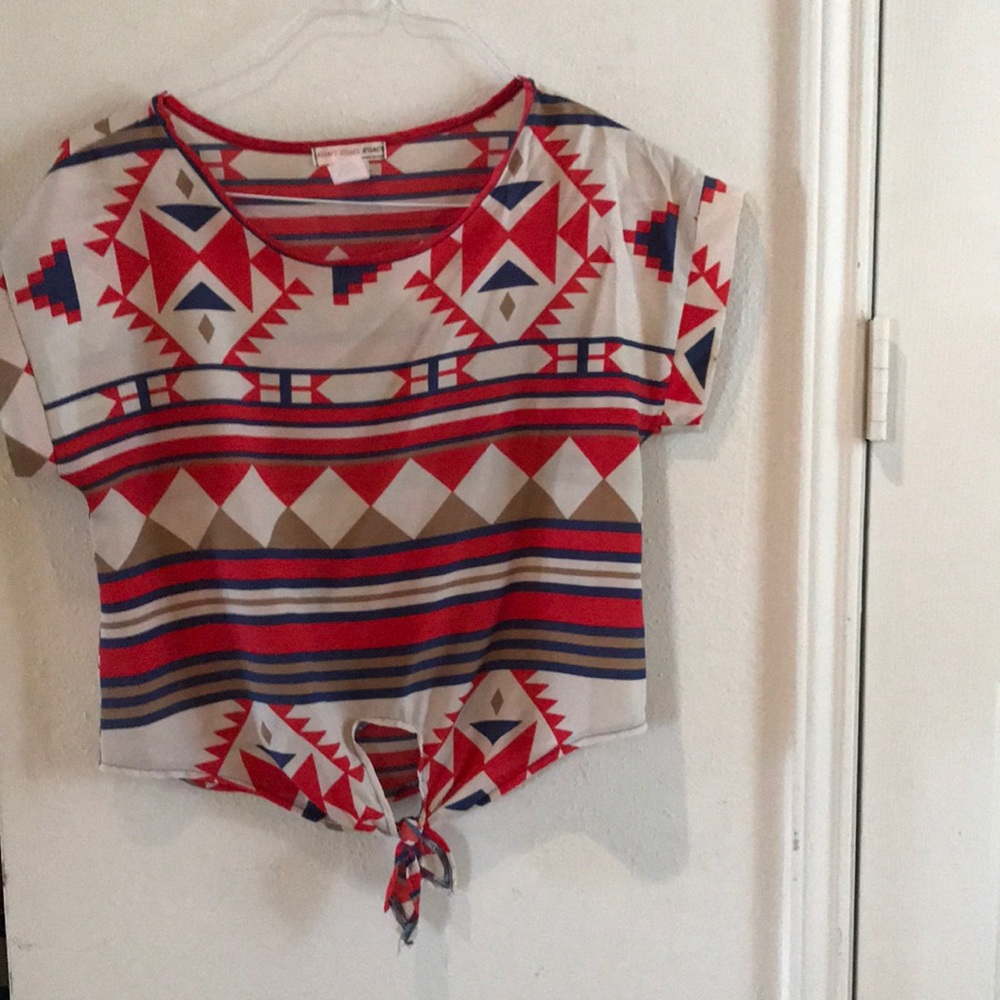 Aztec Print Short Sleeve